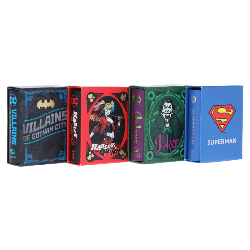 DC Comics Tiny Collection 4 Tiny Books Set - Fiction - Hardback Fiction Insight Editions
