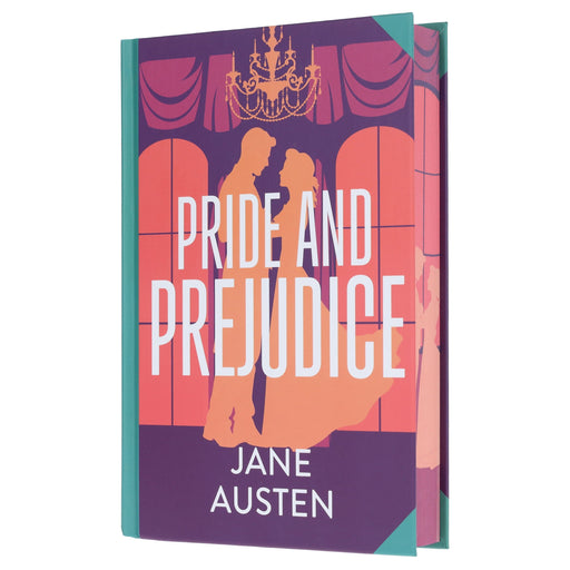 Pride and Prejudice by Jane Austen (Deluxe Edition) - Fiction - Sprayed Edges Hardback Fiction Wilco Books