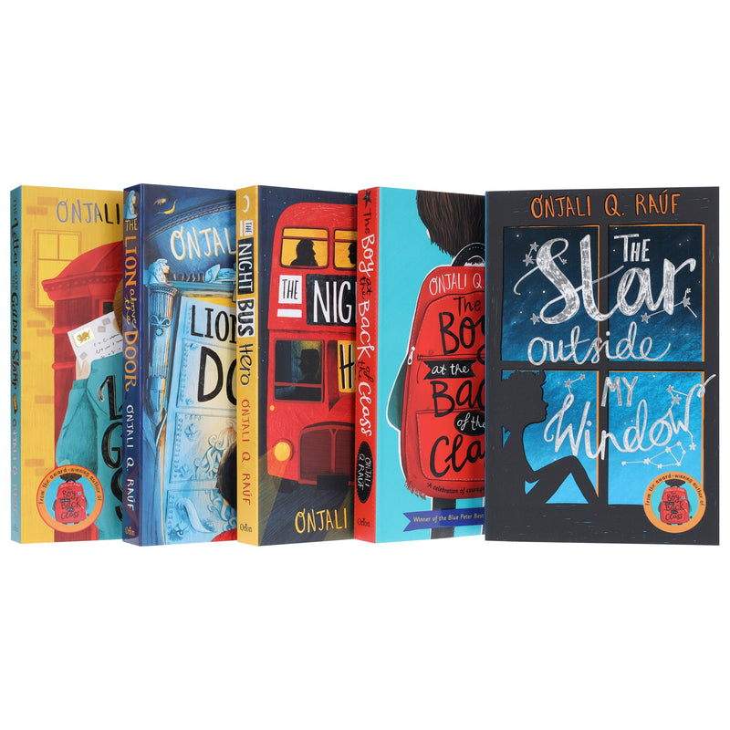 Onjali Q. Rauf Collection 5 Books Set (The Letter with the Golden Stamp and Other Novels) - Ages 8-12 - Paperback 9-14 Hachette