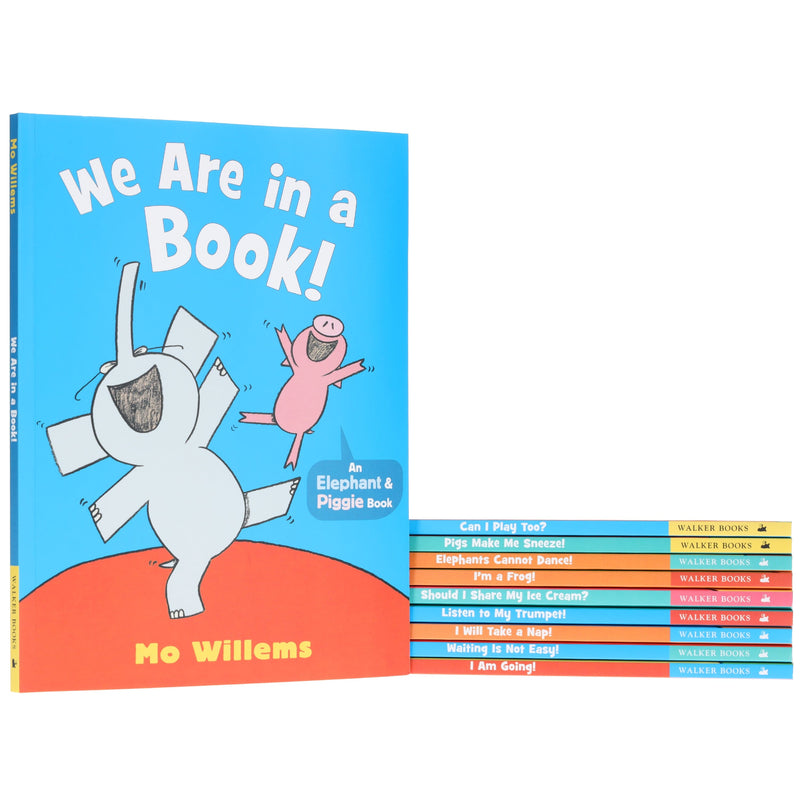 Elephant & Piggie, Best Friends For Ever! Series by Mo Willems: 10 Picture Books Collection Box Set - Ages 4-8 - Paperback 5-7 Walker Books