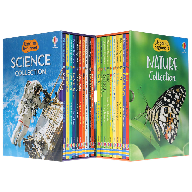 Usborne Beginners Series 20 Books Collection Box Set (Nature & Science) - Ages 4-10 - Hardback 7-9 Usborne Publishing Ltd