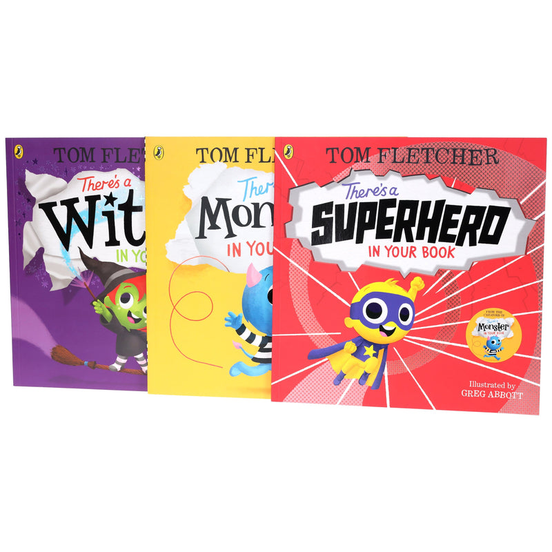 Who's In Your Book? Series By Tom Fletcher (Monster, Superhero & Witch) 3 Books Collection Set - Ages 2-5 - Paperback 0-5 Penguin