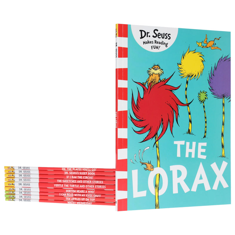 Dr. Seuss Childrens Collection 10 Books Set - Age 3+ - Paperback 3-5 HarperCollins Publishers