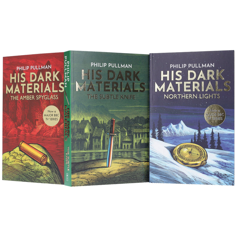 His Dark Materials trilogy by Philip Pullman (Northern Lights, Subtle Knife & Amber Spyglass) 3 Books Collection Box Set - Ages 11+ - Paperback 9-14 Scholastic