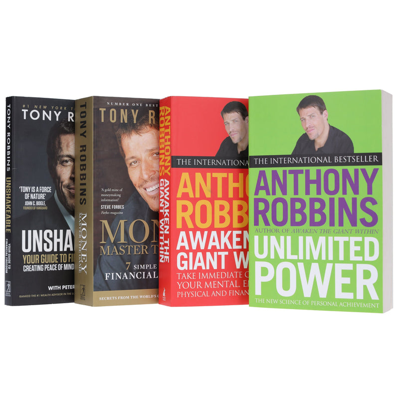 Anthony & Tony Robbins Success Mastery Collection 4 Books Set - Non Fiction - Paperback Non-Fiction Simon & Schuster