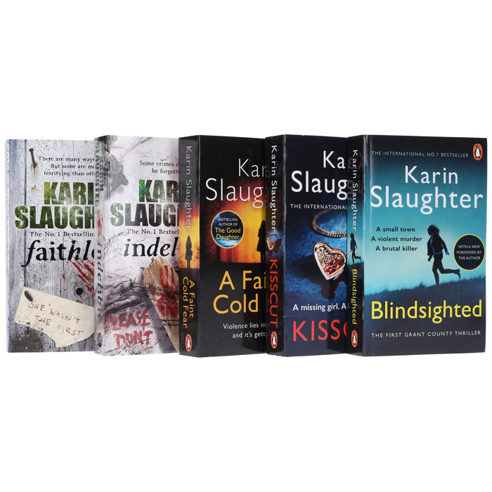 Grant County Series (Book 1-5) by Karin Slaughter 5 Books Collection Set - Fiction - Paperback Fiction Penguin