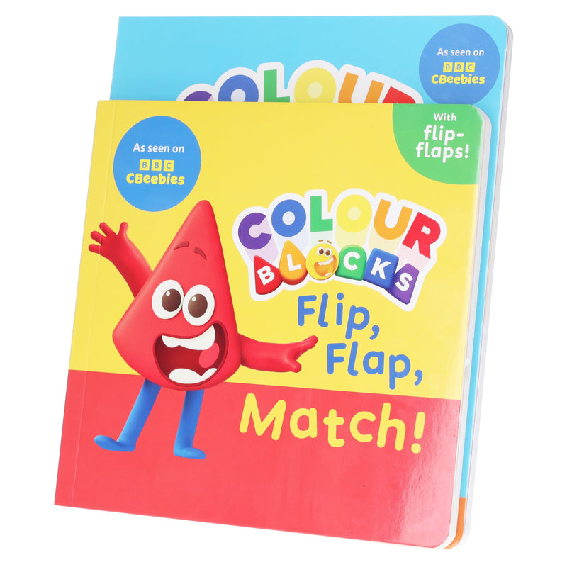 Colourblocks Colour Play: A Lift-the-Flap Book & Colourblocks Flip, Flap, Match! 2 Books Collection Set - Ages 3-6 - Board Book 3-5 Sweet Cherry Publishing