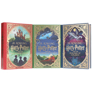 Harry Potter 1-3 Box Set: MinaLima Edition by J.K. Rowling 3 Books Collection Box Set – Ages 9+ – Hardback 9-14 Bloomsbury Publishing PLC
