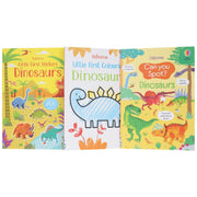 Usborne: My Dinosaur Activity Pack 3 Books Box Set and Over 200 Stickers - Ages 3+ - Paperback 3-5 Usborne Publishing Ltd