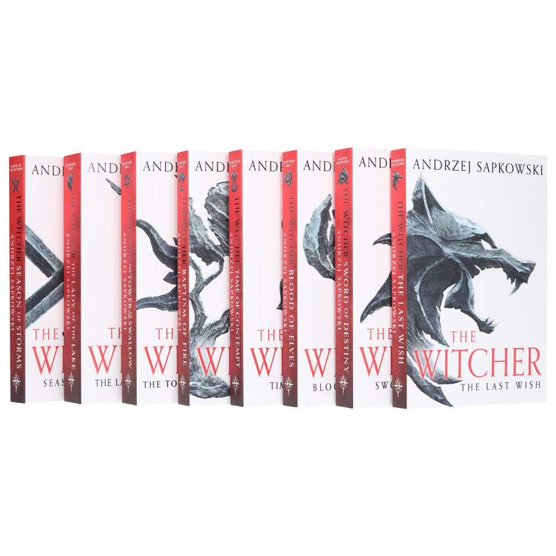 The Complete Witcher Series By Andrzej Sapkowski 8 Books Box Set Collection - Fiction - Paperback Fiction Hachette