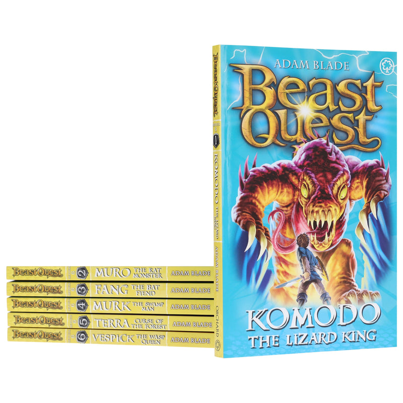 Beast Quest Series 6 by Adam Blade 6 Books Collection Set - Ages 7-9 - Paperback 7-9 Orchard Books