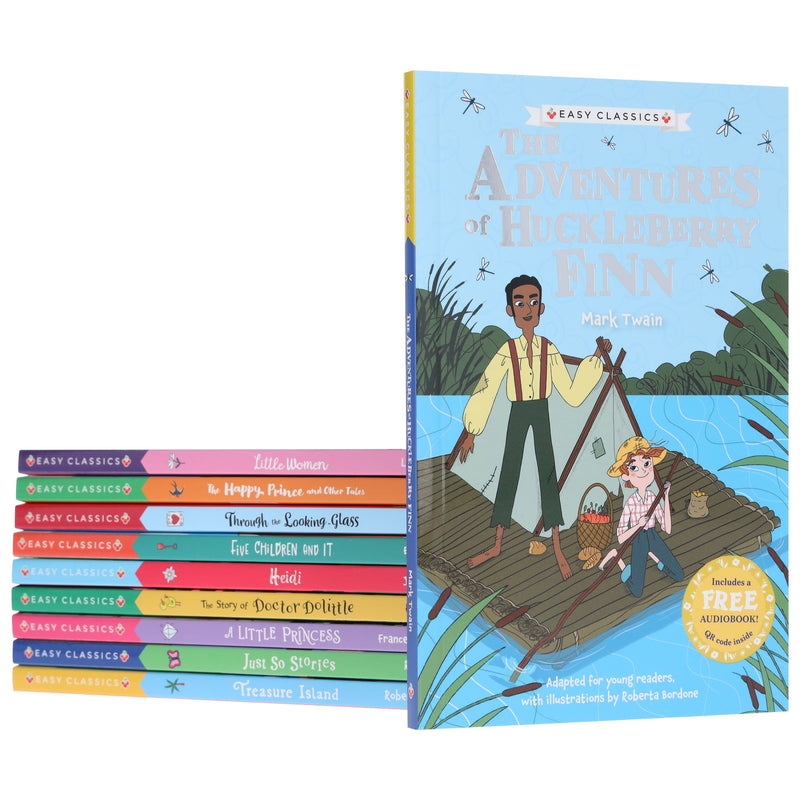 The Children's Easy Classics (Volume 2) 10 Books Collection Box Set (Includes Free Audiobooks!) - Ages 7-9 - Paperback 7-9 Sweet Cherry Publishing