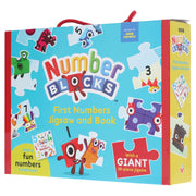Numberblocks: First Numbers Jigsaw and Book: Learn to count with this Fun Numbers and Giant 36-piece jigsaw! - Ages 3+ - Board Book 3-5 Sweet Cherry Publishing