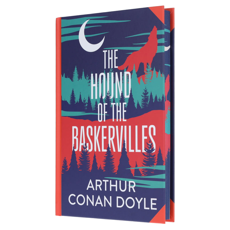 The Hound Of The Baskervilles by Arthur Conan Doyle - Fiction - Sprayed Edges Hardback Fiction Wilco Books