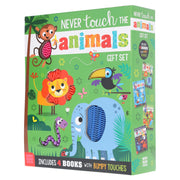 Never Touch The Animals Gift Set 4 Books Collection Box Set - Ages 1+ - Board Book 0-5 Make Believe Ideas