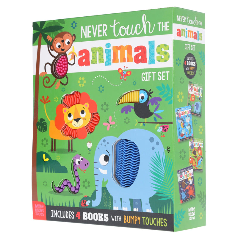 Never Touch The Animals Gift Set 4 Books Collection Box Set - Ages 1+ - Board Book 0-5 Make Believe Ideas