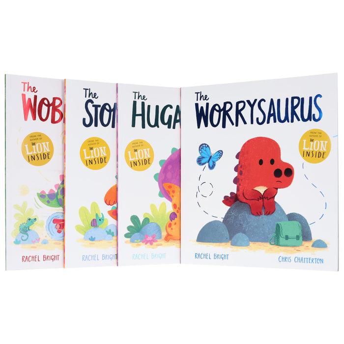 DinoFeelings Series By Rachel Bright 4 Books Collection Set - Ages 3-5 - Paperback 0-5 Hachette UK