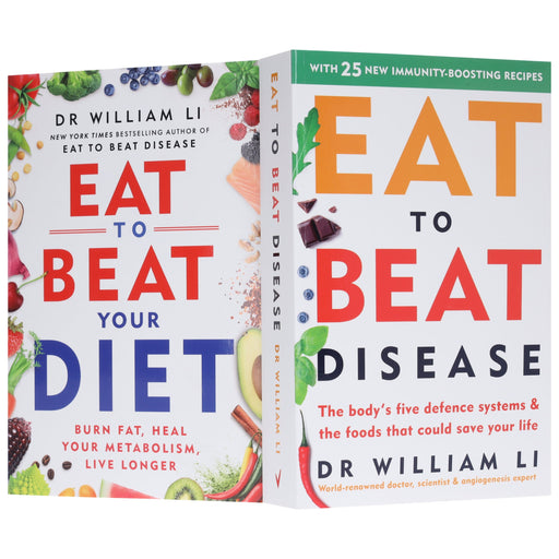 Dr William Li's Eat to Beat Disease & Eat to Beat Your Diet Collection 2 Books Set - Non Fiction - Paperback Non-Fiction Penguin Random House