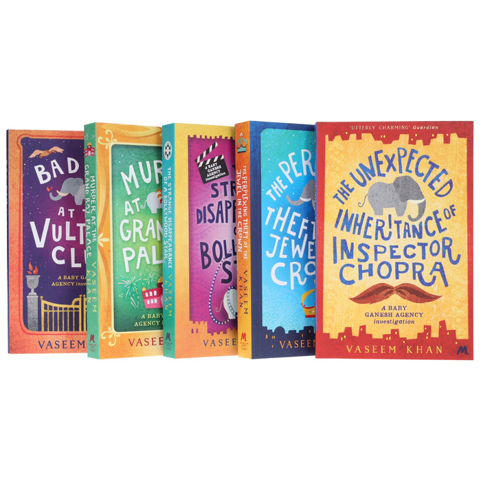 Baby Ganesh Agency Investigation Series by Vaseem Khan 5 Books Collection Set - Fiction - Paperback Fiction Hachette
