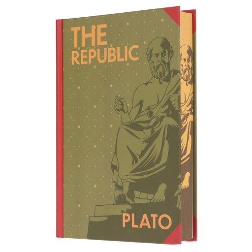The Republic Book By Plato - Non Fiction - Sprayed Edges Hardback Non-Fiction Wilco Books