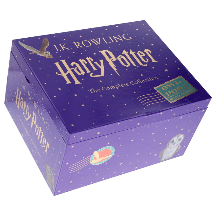 Harry Potter Magical Owl Post Box Set by J.K. Rowling: Complete 7 Books Children’s Collection With Fun Character Stickers! - Ages 9-11 - Hardback 9-14 Bloomsbury Publishing