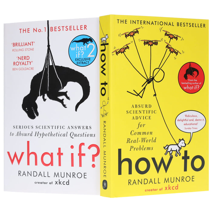 Randall Munroe Collection (How To & What If?) 2 Books Set - Non Fiction - Paperback Non-Fiction Hachette UK