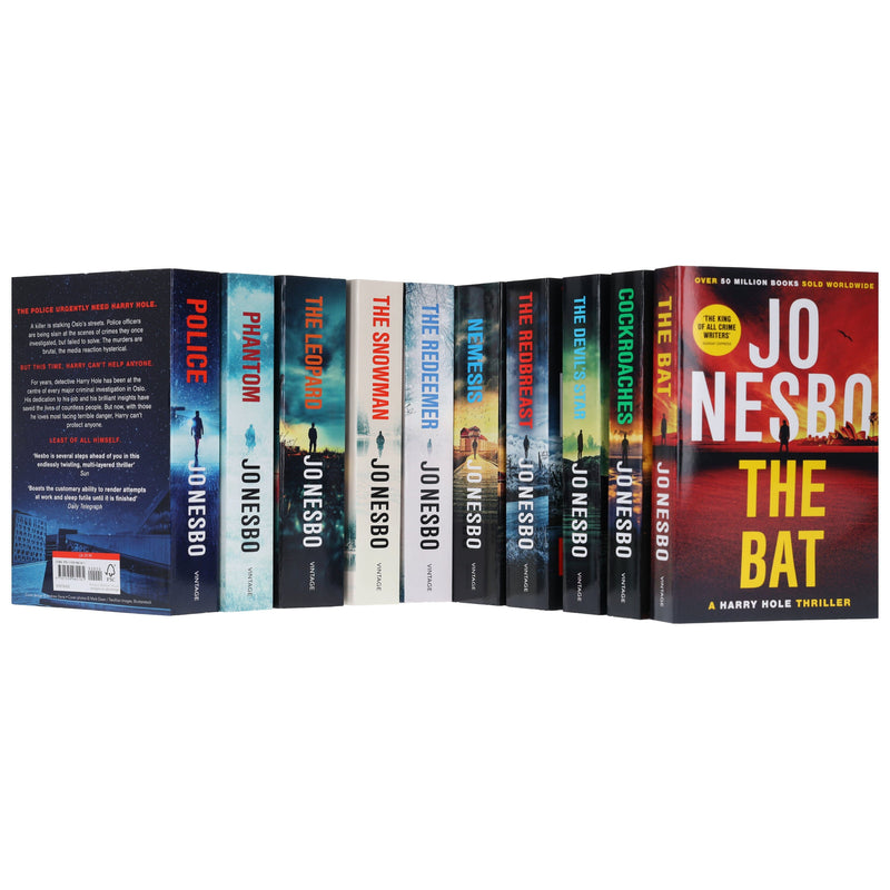 Harry Hole Series (Book 1-10) By Jo Nesbo: 10 Books Collection Set - Fiction - Paperback Fiction Penguin