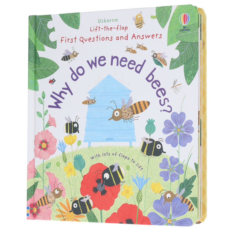 Why Do We Need Bees? (Usborne: Lift-the-Flap First Questions and Answers) by Katie Daynes - Ages 4+ - Board Book 3-5 Usborne Publishing Ltd