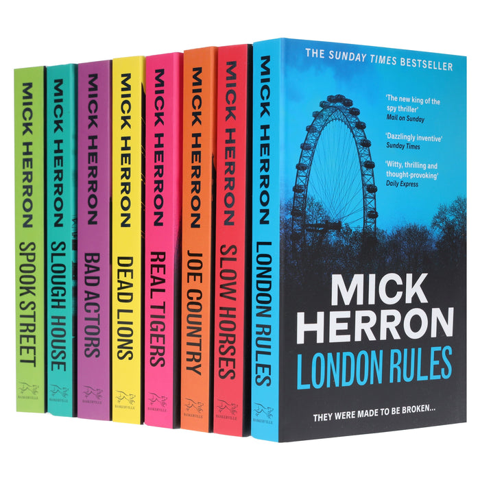 Slough House Series: Book 1-8 by Mick Herron Complete Collection 8 Books Set - Fiction - Paperback B2D DEALS Hachette
