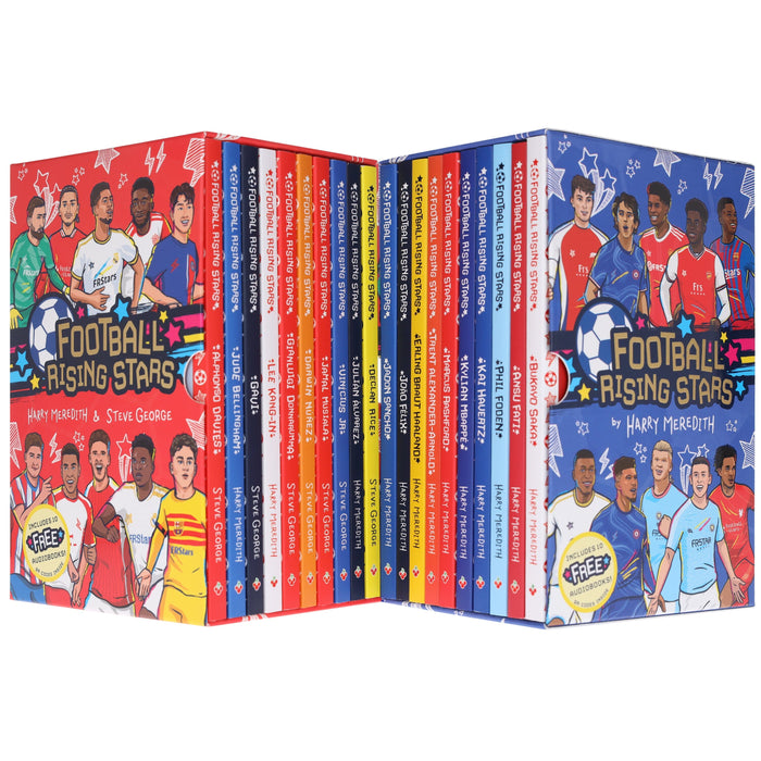 Football Rising Stars (Series 1-2): by Harry Meredith & Steve George 20 Books Collection Box Set - Ages 7-9 - Paperback 7-9 Sweet Cherry Publishing