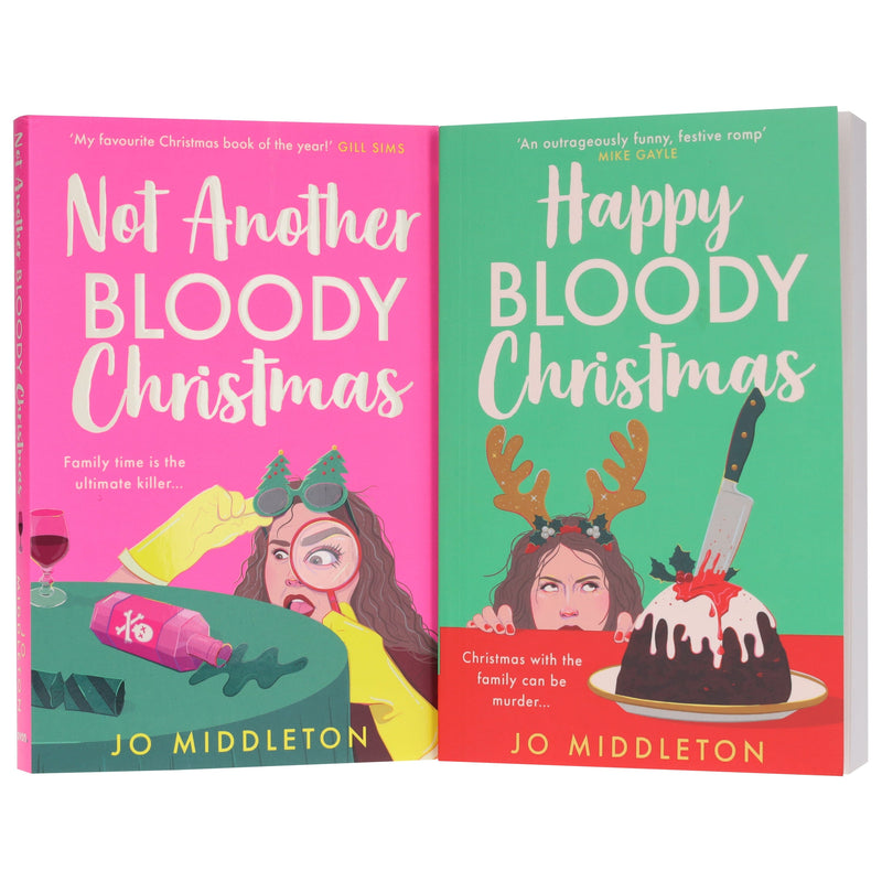 Christmas Murder Mysteries by Jo Middleton 2 Books Collection Set - Fiction - Paperback Fiction HarperCollins Publishers