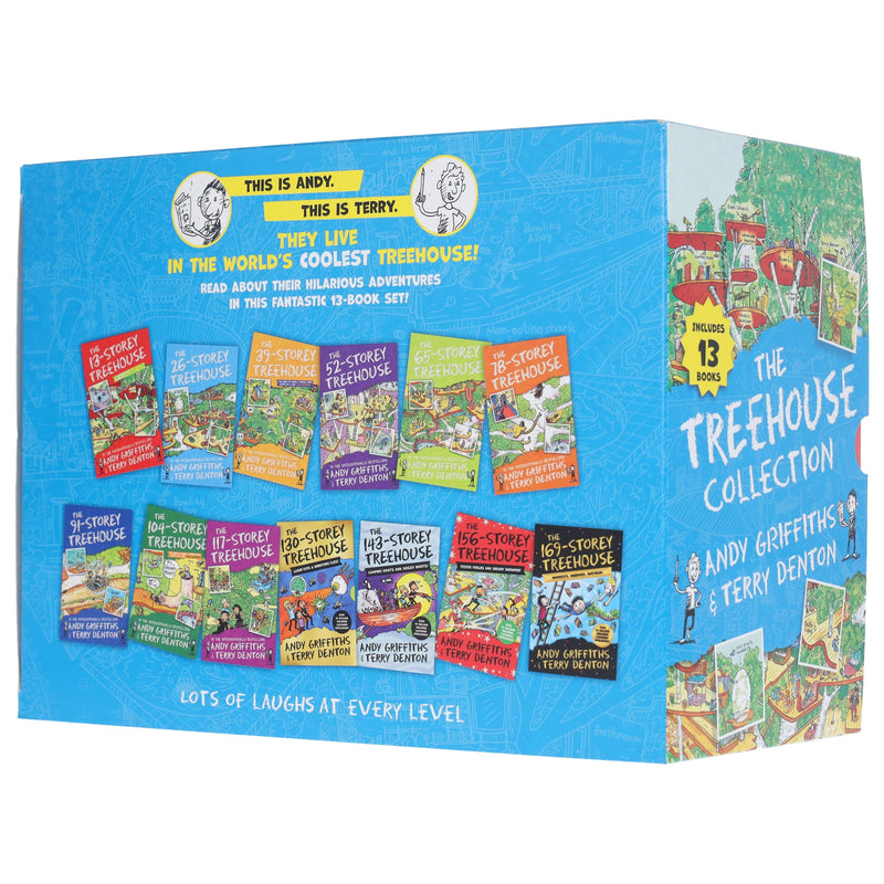 The Treehouse Series by Andy Griffiths & Terry Denton 13 Books Collection Box Set - Ages 5-11 - Paperback 5-7 Pan Macmillan