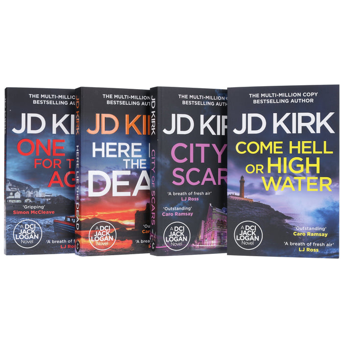 DCI Logan Crime Thrillers (Book 13-16) by JD Kirk 4 Books Collection Set - Fiction - Paperback Fiction Zertex Crime