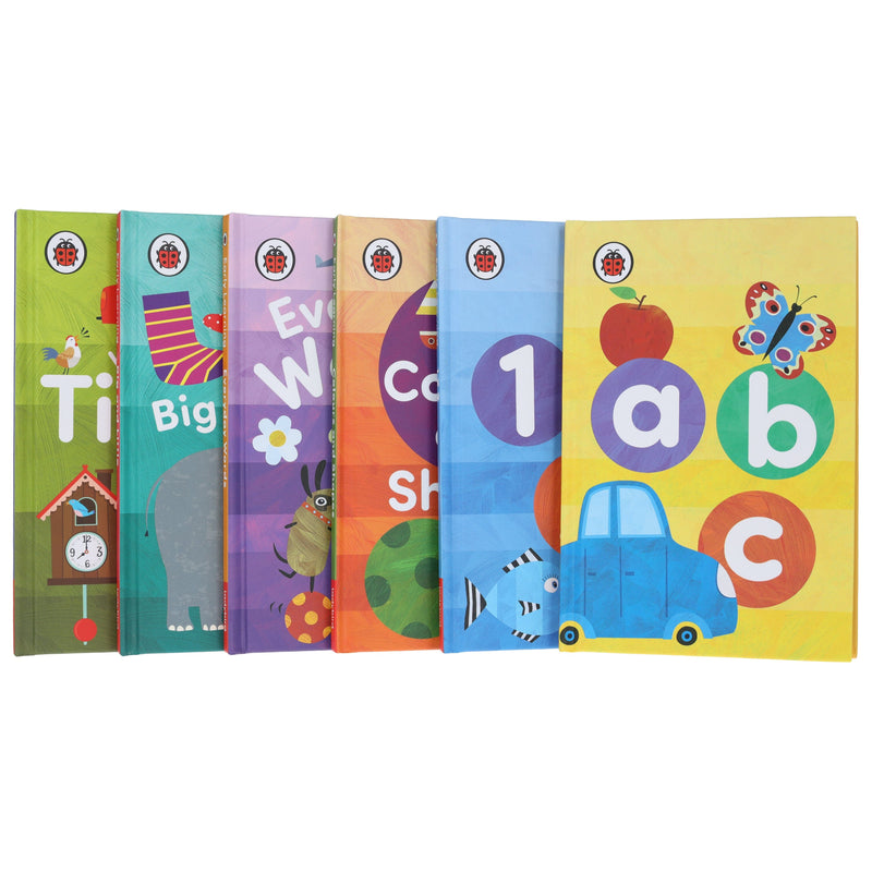 Ladybird Early Learning Library: 6 Books Collection Box Set - Ages 3+ - Hardback 3-5 Ladybird