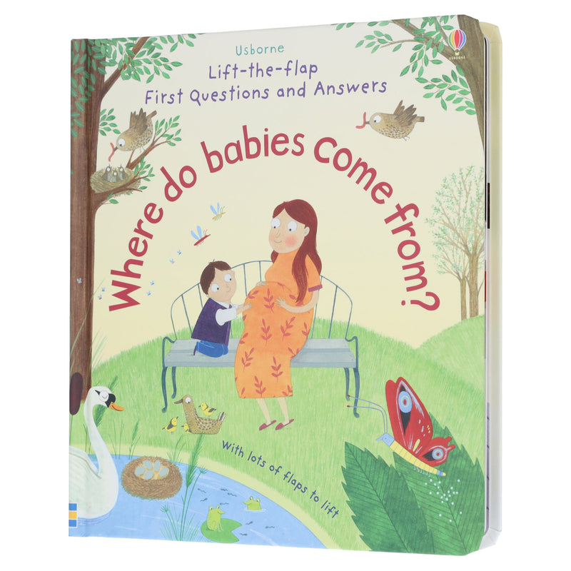 Where Do Babies Come from? (Usborne: Lift-The-Flap First Questions & Answers) - Ages 3-5 - Board Book 3-5 Usborne Publishing Ltd