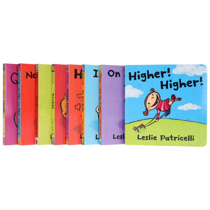 Leslie Patricelli's Big Box of Brilliant 8 Books Collection Box Set - Ages 1-3 - Board Book 0-5 Walker Books