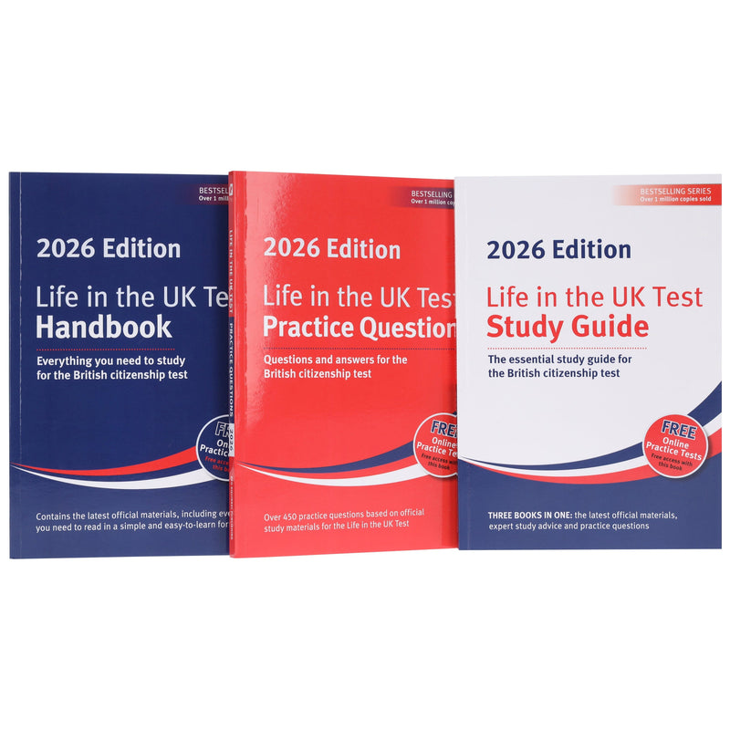 Life in the UK Test 2026 By Henry Dillon and Alastair Smith 3 Books Collection Set - Non Fiction - Paperback Non-Fiction Red Squirrel Publishing