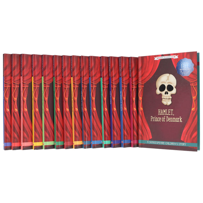 A Shakespeare Easy Classics Children's Stories 15 Books Collection Set With Free Audiobook! - Ages 7+ - Hardback 7-9 Sweet Cherry Publishing