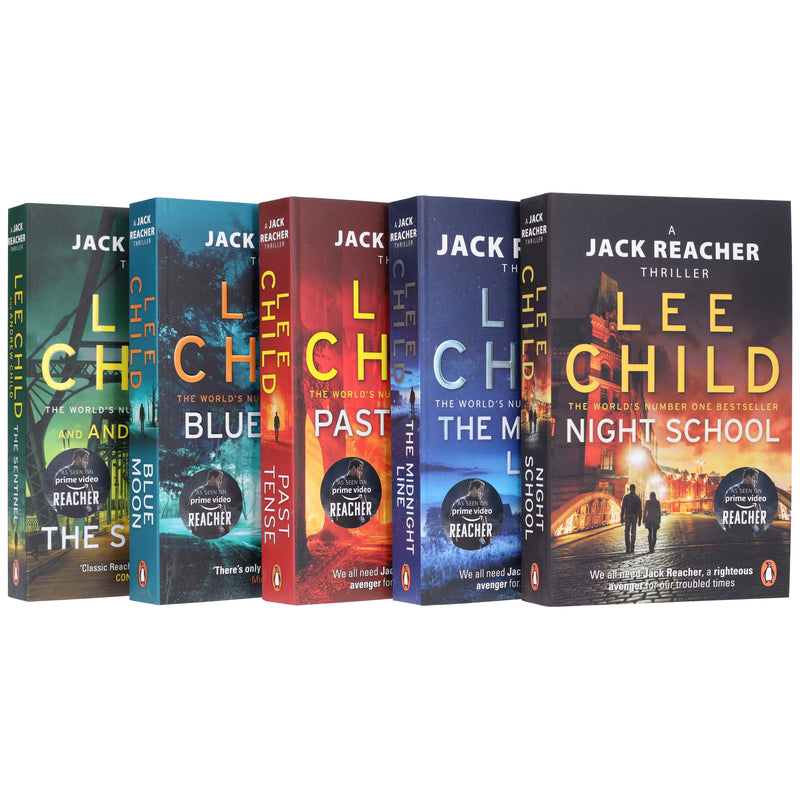 Jack Reacher Series by Lee Child: Books 21-25 Collection Set - Fiction - Paperback Fiction Penguin Random House
