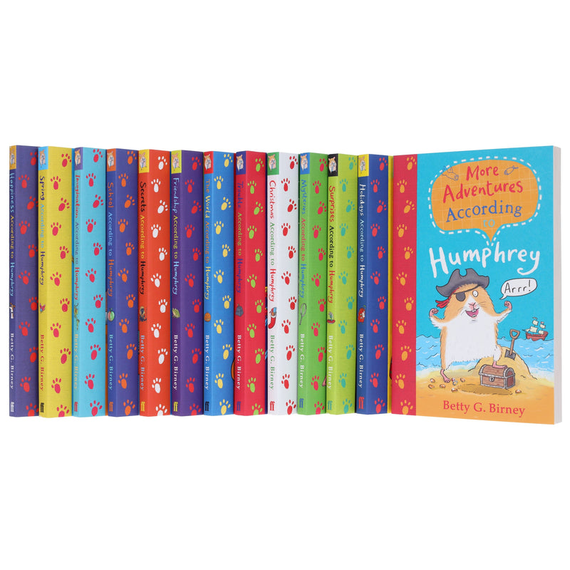 According to Humphrey the Hamster Series by Betty G. Birney 13 Books Collection Set - Ages 7+ - Paperback 7-9 Faber & Faber
