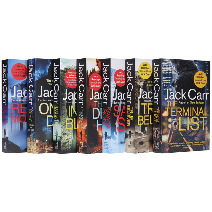 James Reece Series 7 Books Collection Set By Jack Carr - Fiction - Paperback Fiction Simon & Schuster