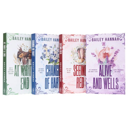 Wells Ranch Series by Bailey Hannah 4 Books Collection Set - Fiction - Paperback Fiction Hachette