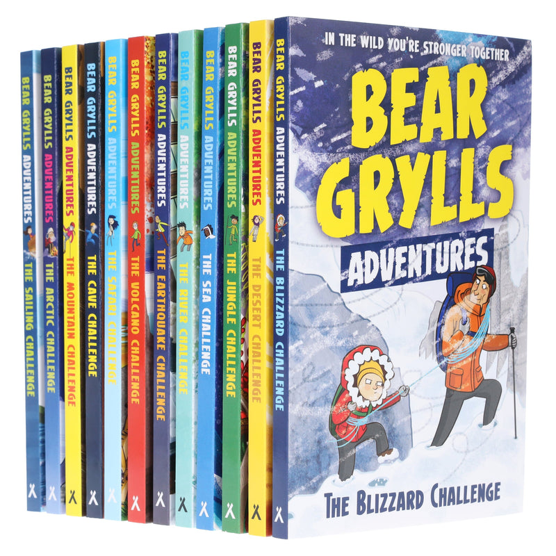 Bear Grylls The Complete Adventures Collection 12 Books Set - Ages 7+ - Paperback 7-9 Bonnier Books Ltd