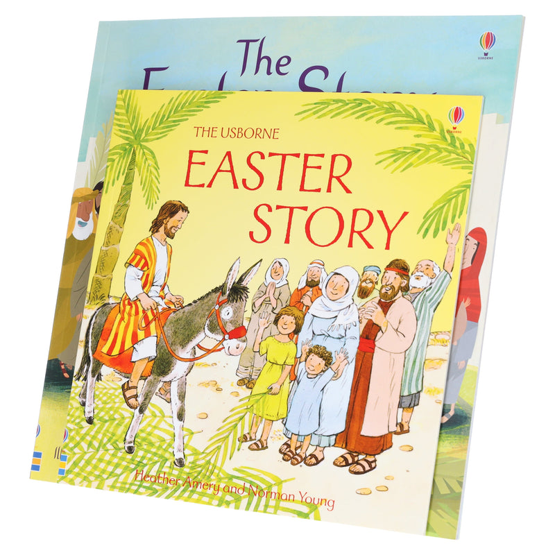 The Easter Story By Heather Amery & Russell Punter: illustrated 2 Books Collection Set - Ages 3-5 - Paperback 3-5 Usborne Publishing Ltd