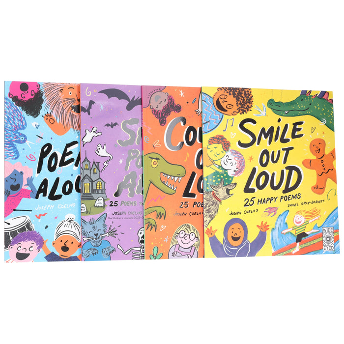 Poetry to Perform Series By Joseph Coelho: Illustrated 4 Picture Books Collection Set - Ages 5-10 - Paperback 5-7 Quarto Publishing PLC