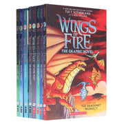 Wings of Fire The Graphix Novels By Tui T. Sutherland: 8 Books Collection Set - Ages 8-12 - Paperback 9-14 Scholastic