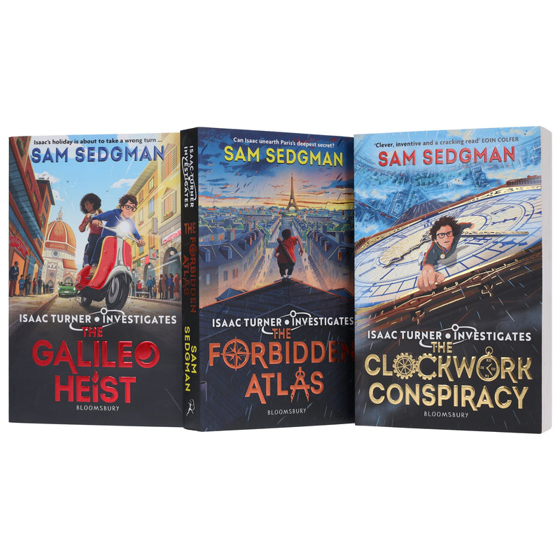 Isaac Turner Investigates Series by Sam Sedgman 3 Books Collection Set - Ages 9-12 - Paperback Fiction Bloomsbury Publishing
