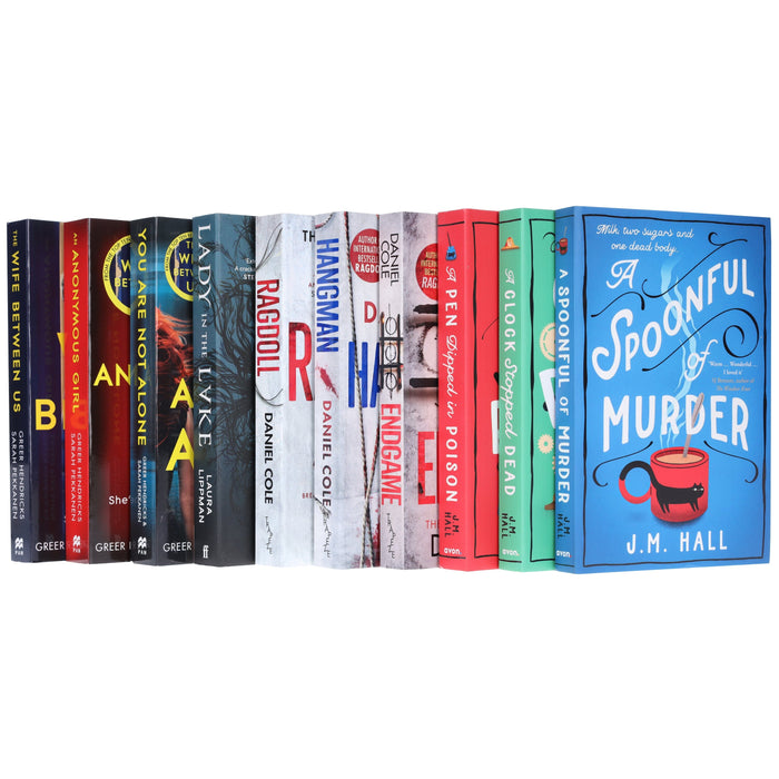 Psychological & Crime Thriller Collection Bundle 10 Books Set – Fiction - Paperback Fiction Various