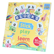 Alphablocks Stick, Play and Learn: A Sticker Activity Book by Sweet Cherry Publishing - Ages 3-6 - Paperback 0-5 Sweet Cherry Publishing