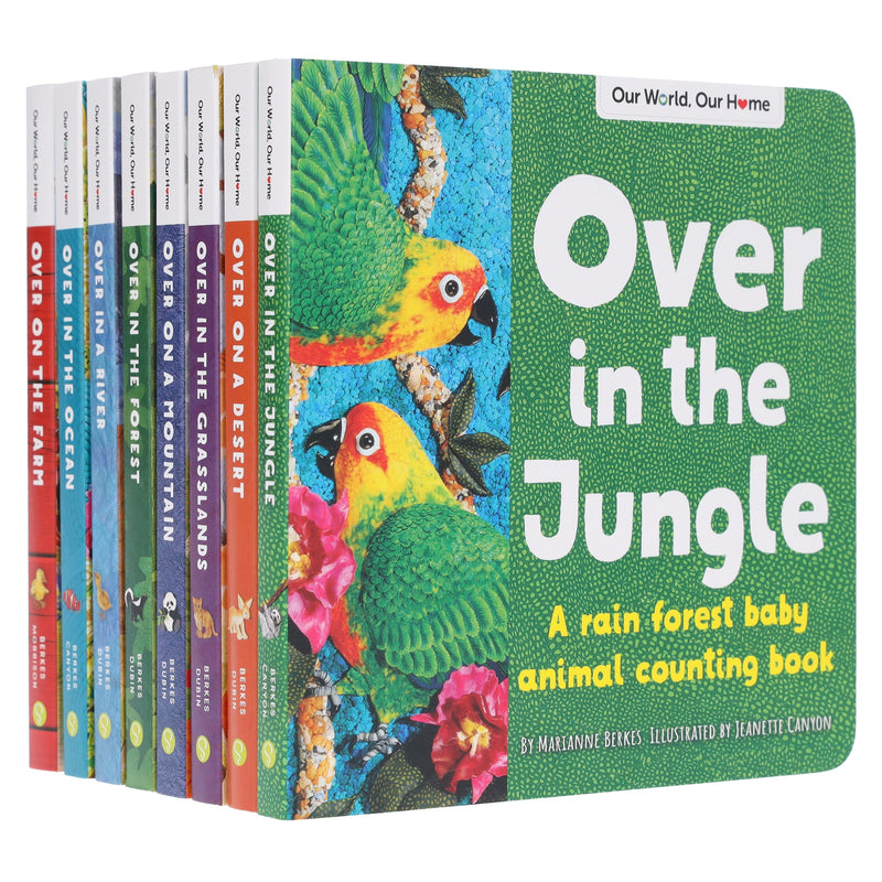 Our World, Our Home Little Library Collection by Marianne Berkes 8 Books Box Set - Ages 3+ - Board Book 3-5 Sourcebooks
